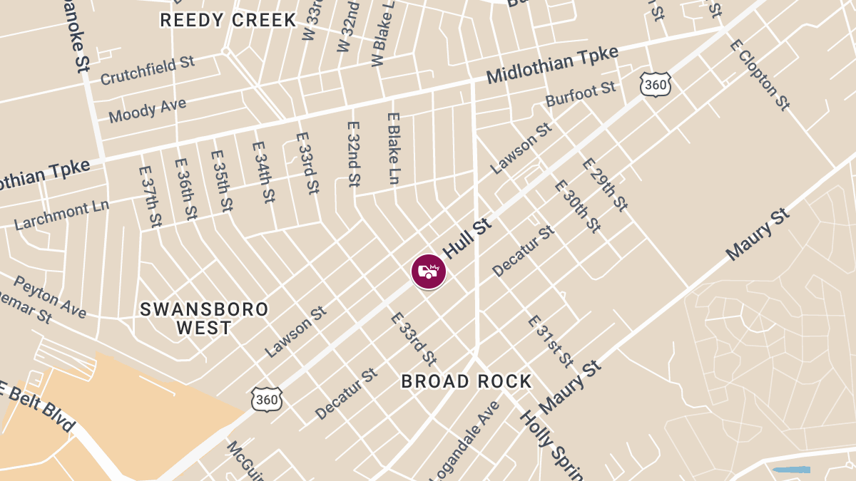 Vehicle Accident With Injuries on Hull Street Rd