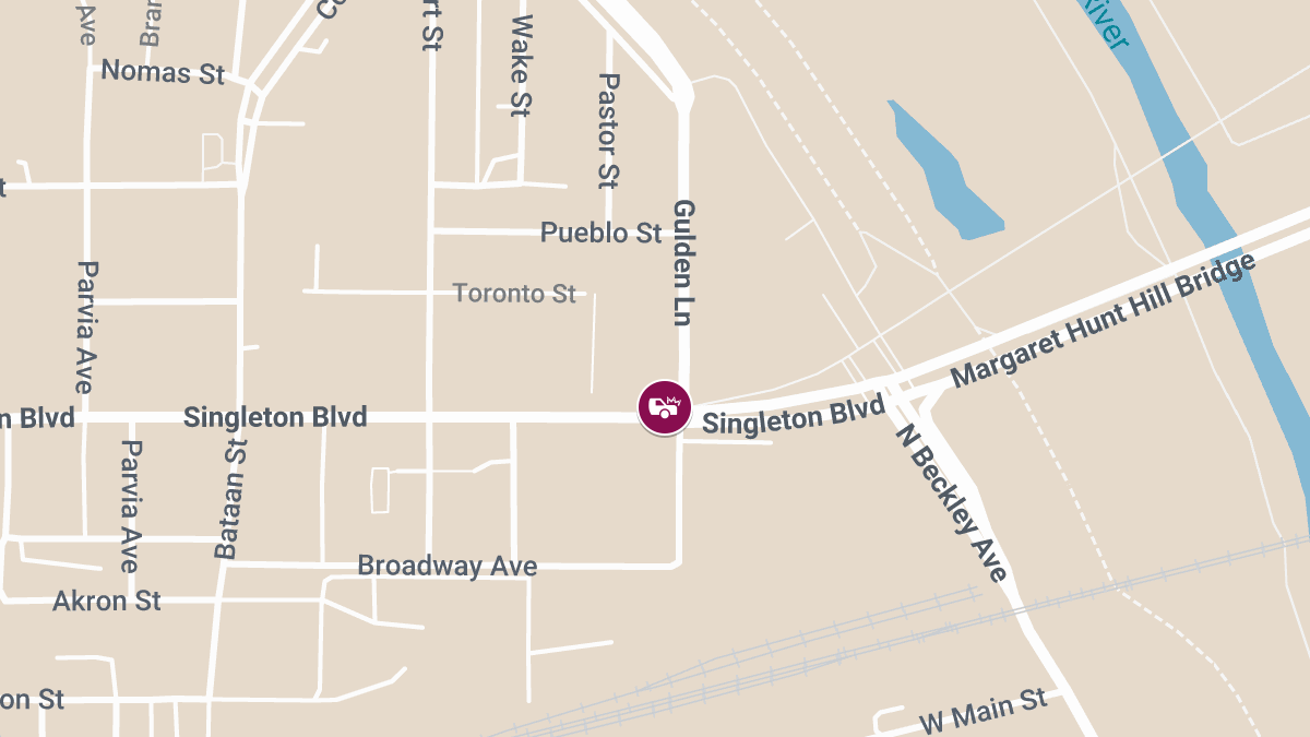 Vehicle Accident with Injuries at Gulden Ln & Singleton Blvd