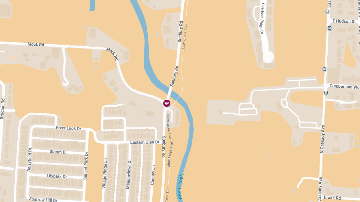 Vehicle Collision With Injuries Reported at Sunbury Rd & Mock Rd