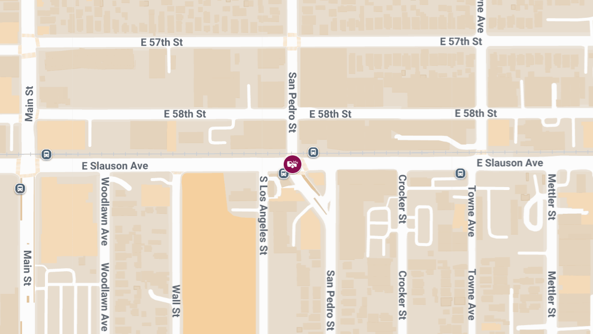 Vehicle Collision With Injuries at E Slauson Ave & S San Pedro St