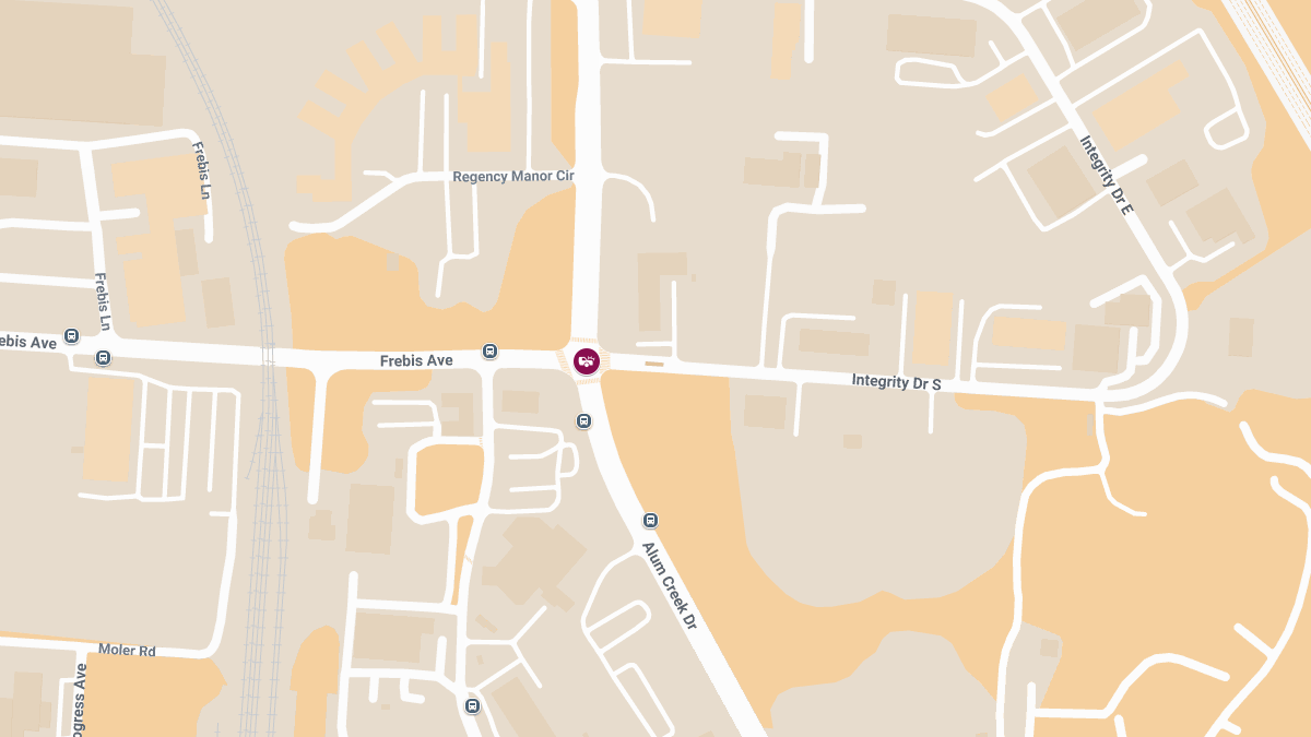 Vehicle Collision With Injuries at Frebis Ave & Alum Creek Dr