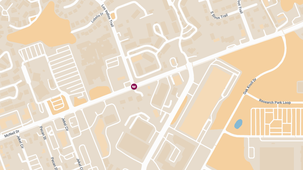 Vehicle Collision With Injuries at McNeil Dr & Los Indios Trl