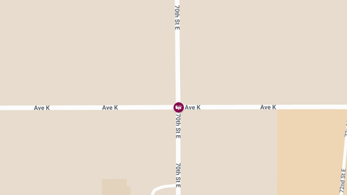 Vehicle Crash With Injuries Reported at 70th St E & E Ave K