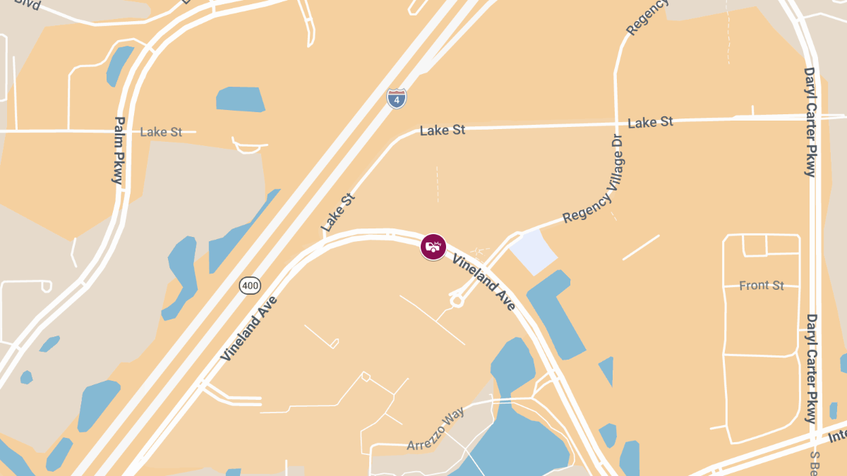 Vehicle Crash With Injuries at Regency Village Dr & Vineland Ave