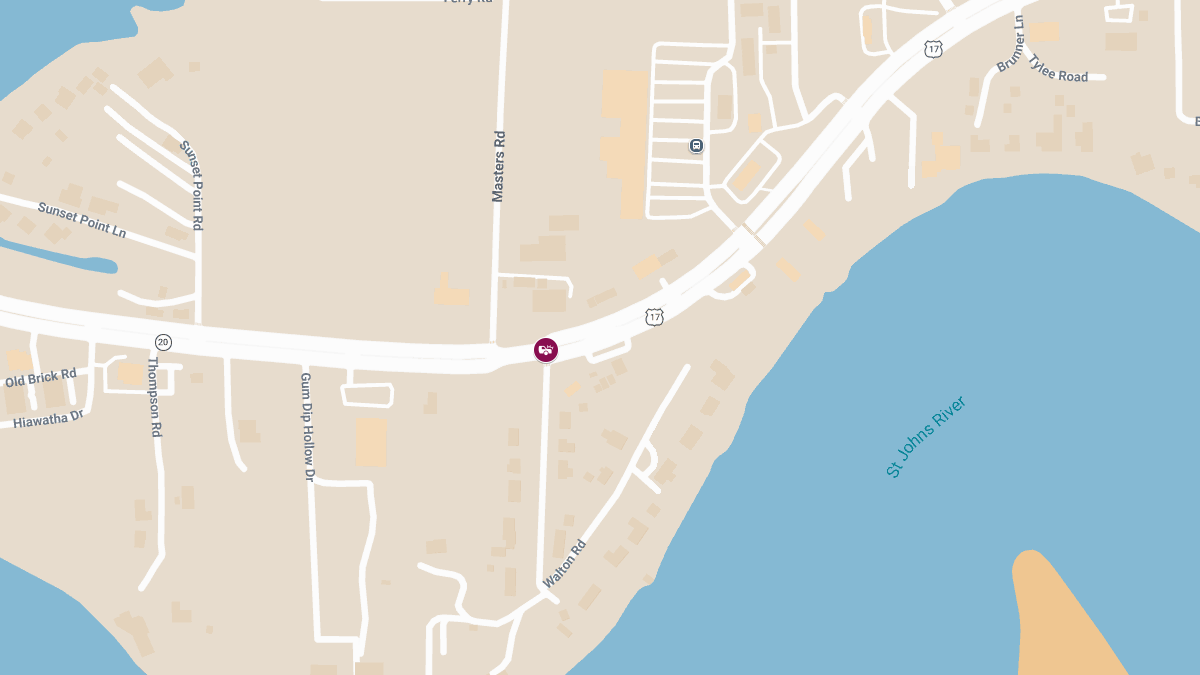 Vehicle Crash With Injuries on US-17 at Walton Rd