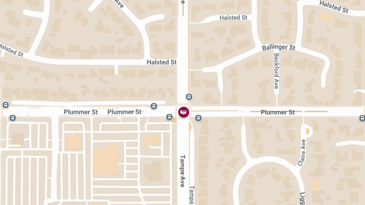 Vehicle Crash at Plummer St & Tampa Ave Leads to Injuries