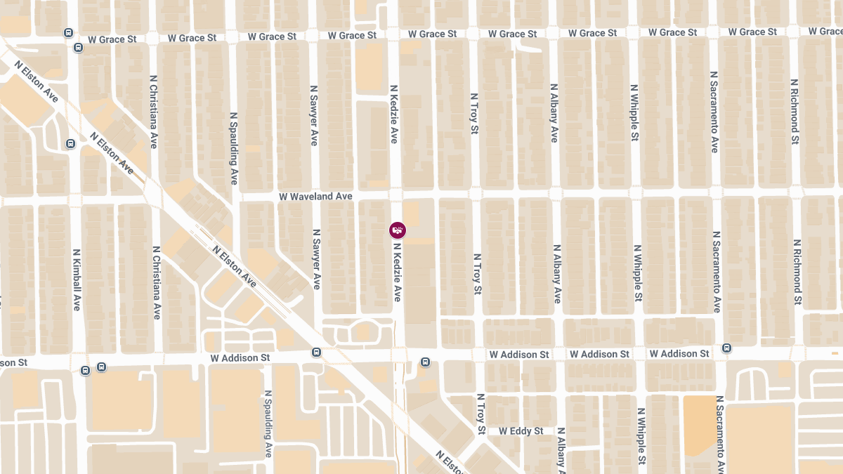 Vehicle Crash on N Kedzie Ave Causes Injuries