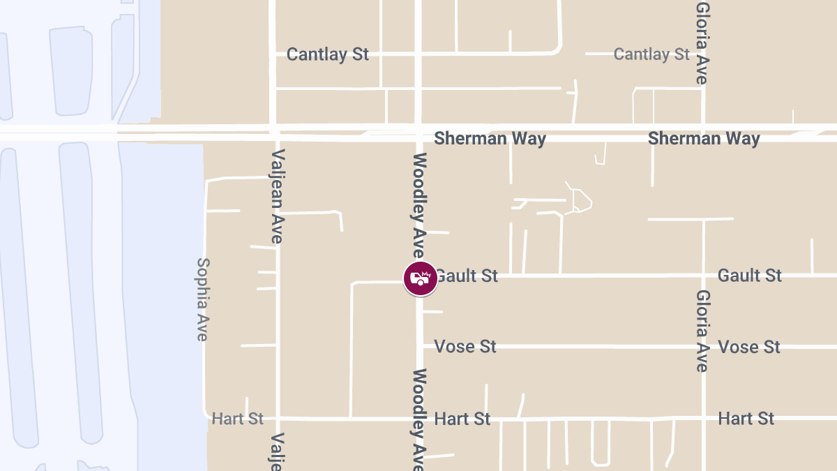 Vehicle Crash with Injuries on Woodley Ave