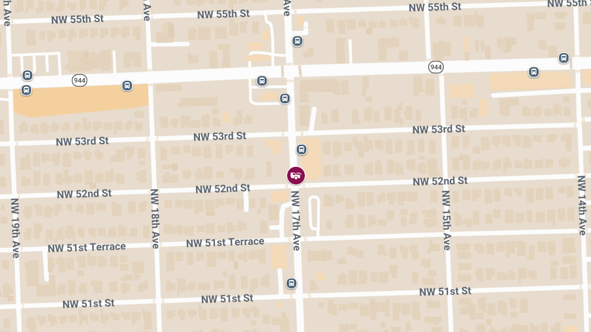 Woman Injured in Accident at NW 52nd St & NW 17th Ave