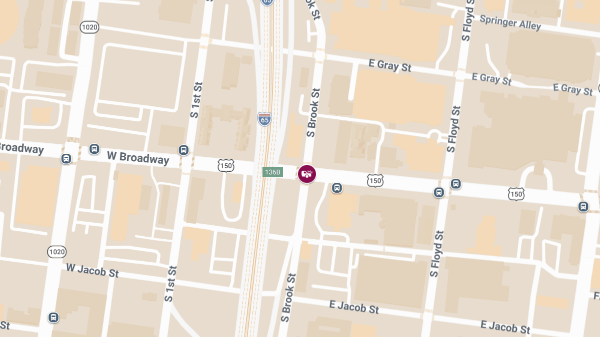 Woman Injured in Crash at E Broadway & S Brook St