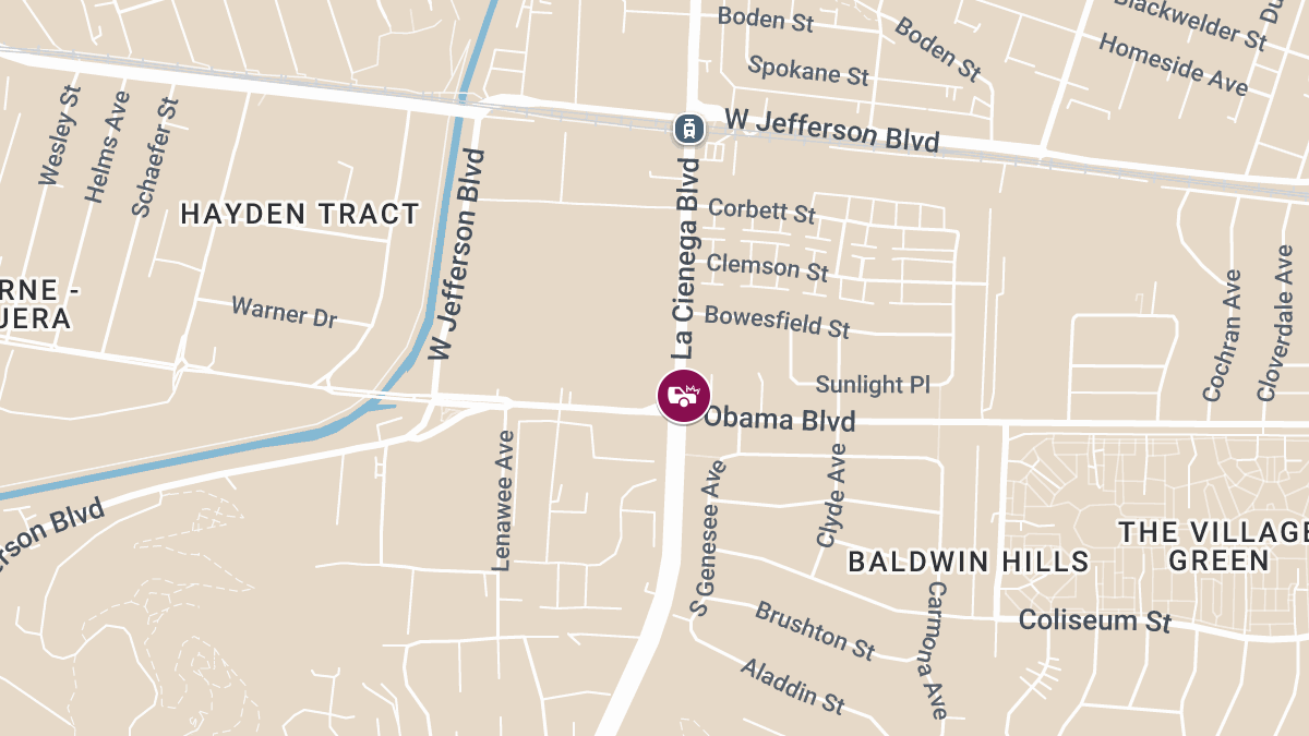 Woman Injured in Crash at La Cienega Blvd