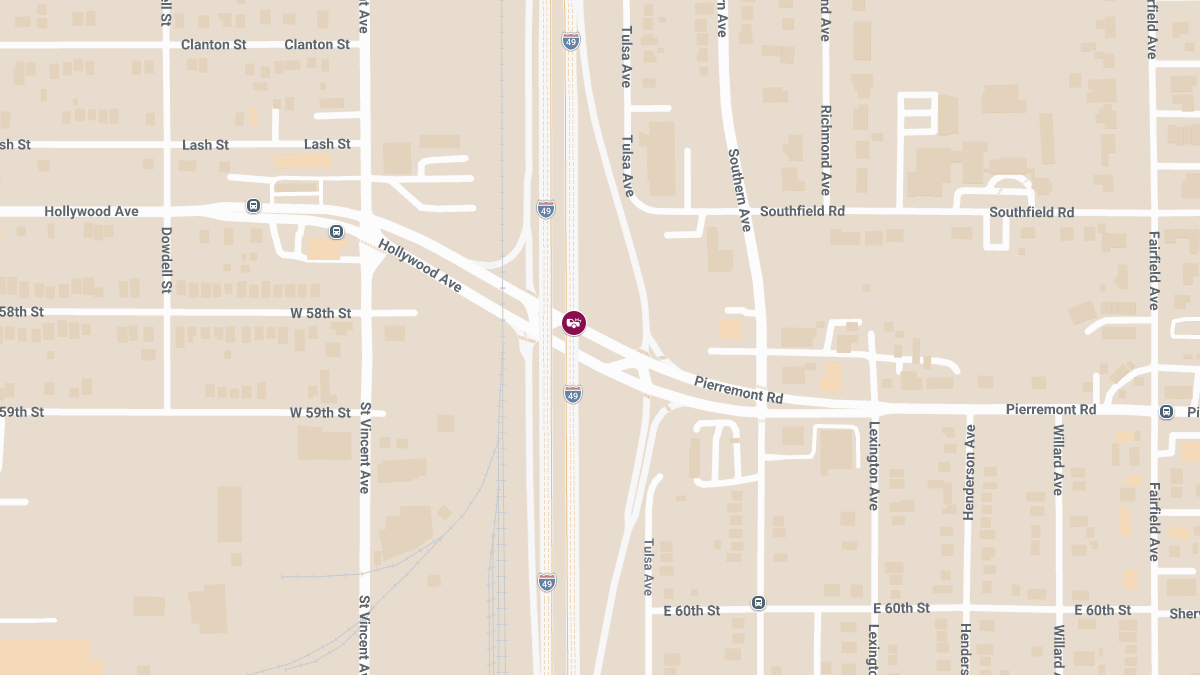 Woman Injured in Crash at Pierremont Rd & I-49