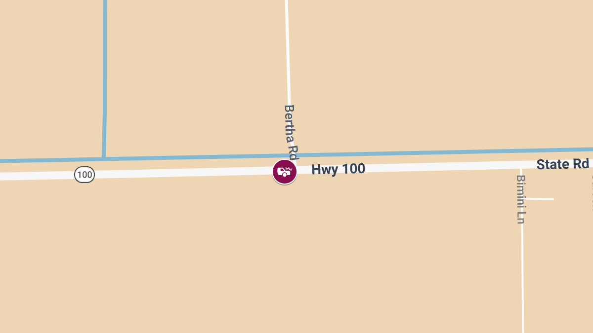 Woman Killed in Rear-End Crash on State Rd 100 at Bertha Rd