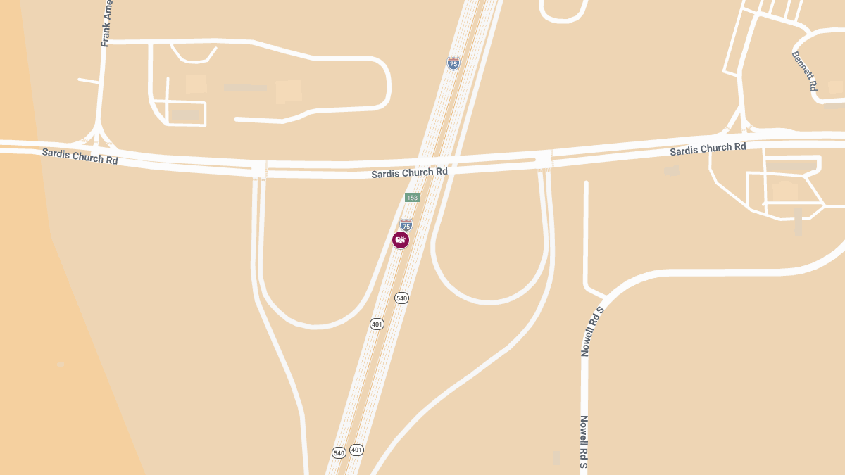 Woman and Child Killed in Four-Vehicle Crash on I-75 South Near Sardis Church Rd