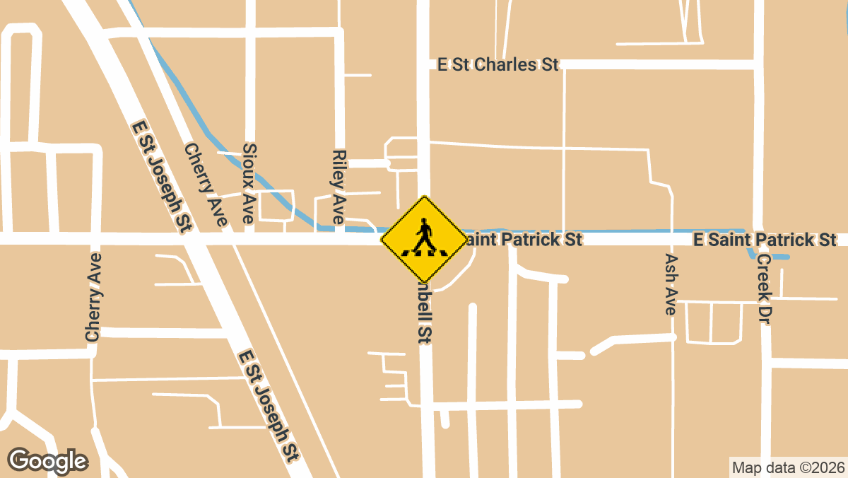 Pedestrian Seriously Injured in Crash at Campbell St & E Saint Patrick St