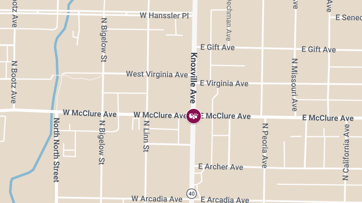 Hit-and-Run Accident With Injury at E McClure Ave & N Knoxville Ave