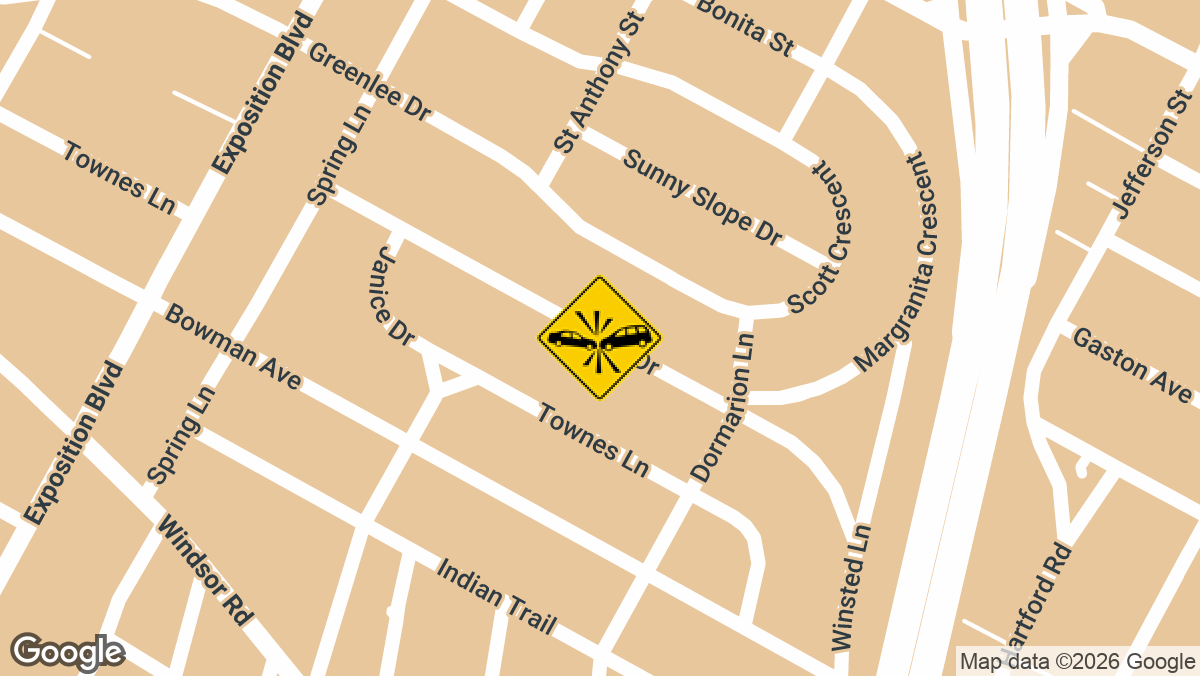 A two-vehicle crash was reported in the 12600 block of Tower Drive in Austin on Thursday, March 19.