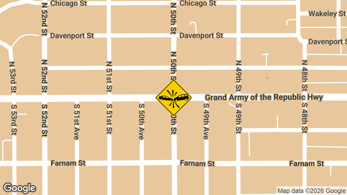 50th Street and Dodge Street