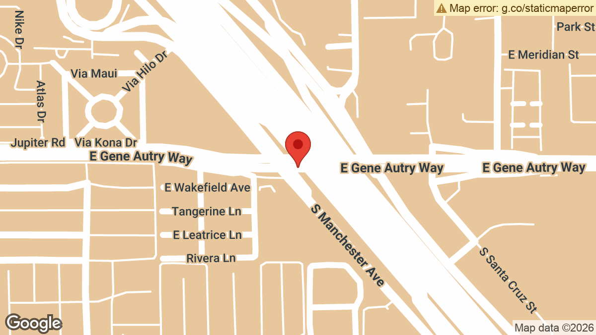 91 Fwy Near Gene Autry Way