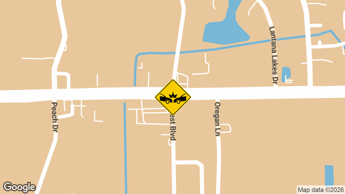 Emergency units responded to a vehicle crash at the intersection of Beach Boulevard and Forest Boulevard on Thursday, March 5. Multiple fire and rescue units were dispatched to the scene to assist. The collision appeared to involve at least one vehicle.