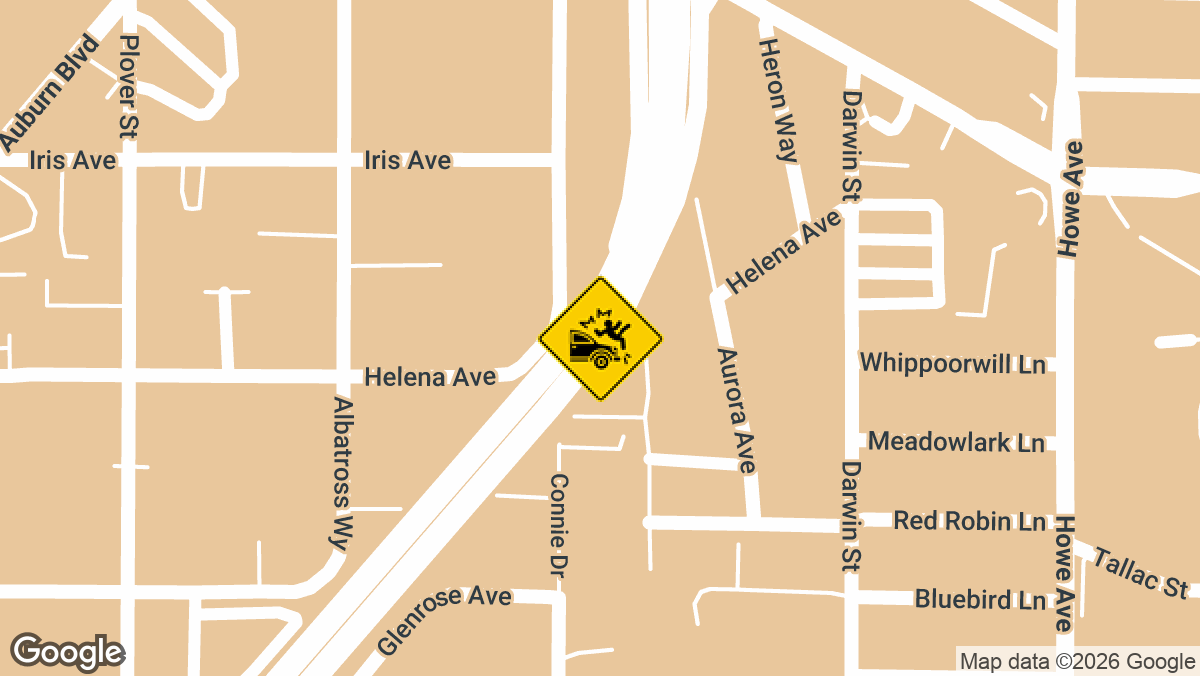 Capital City Fwy Near El Camino Ave