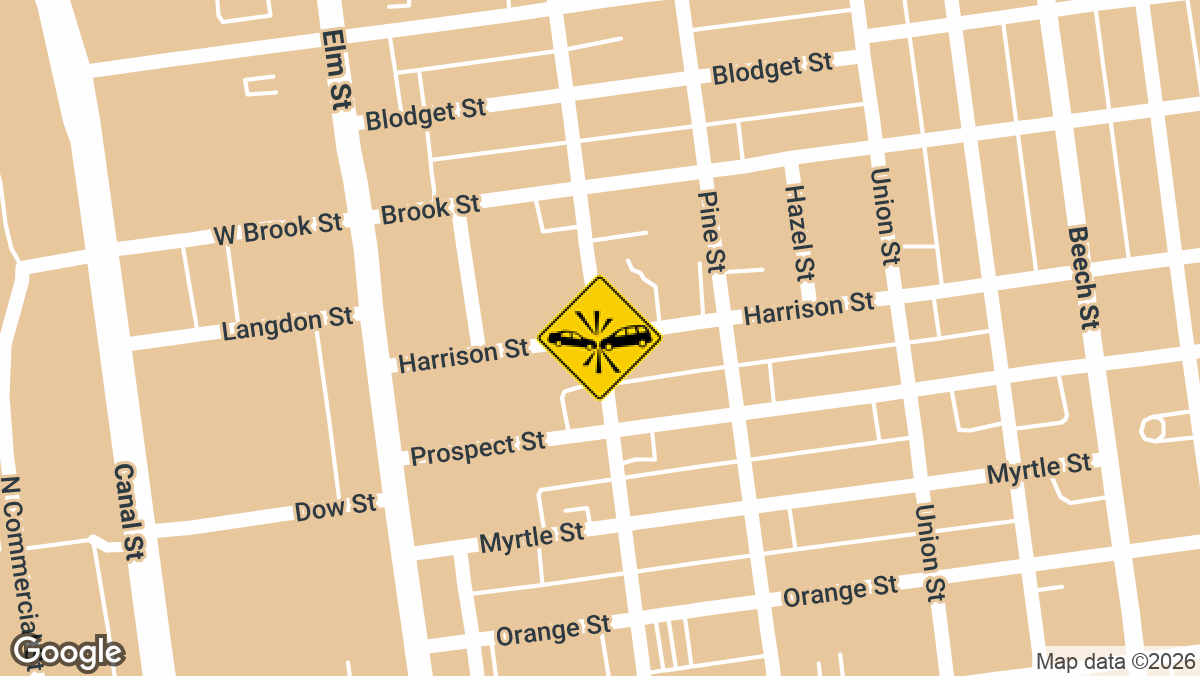 Chestnut Street and Harrison Street
