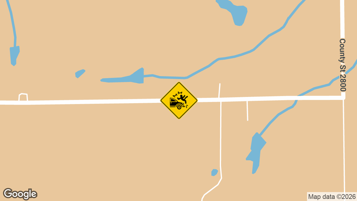 County Rd 1200 Railroad Crossing