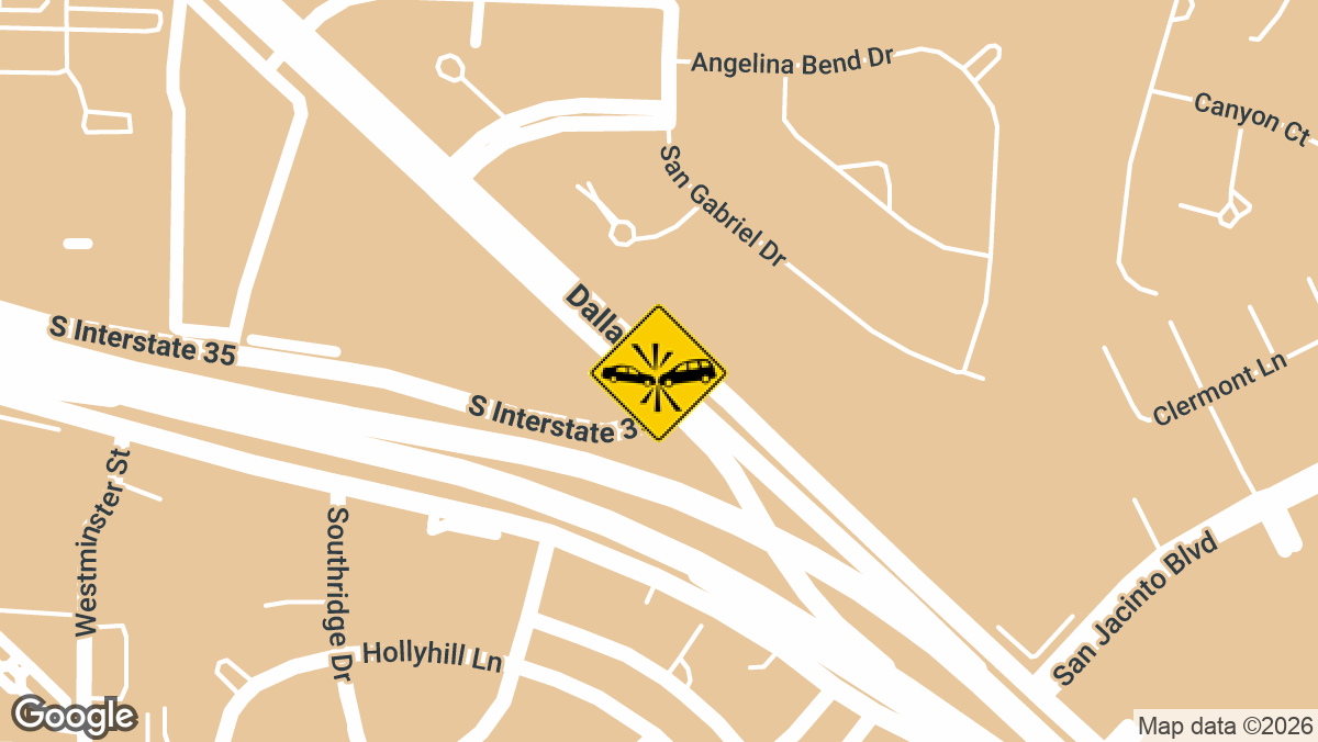 A vehicle accident on Interstate 35E near Beasley Lane and Dallas Drive in Denton left multiple people injured on Monday, March 23, shortly after 8:00 a.m.