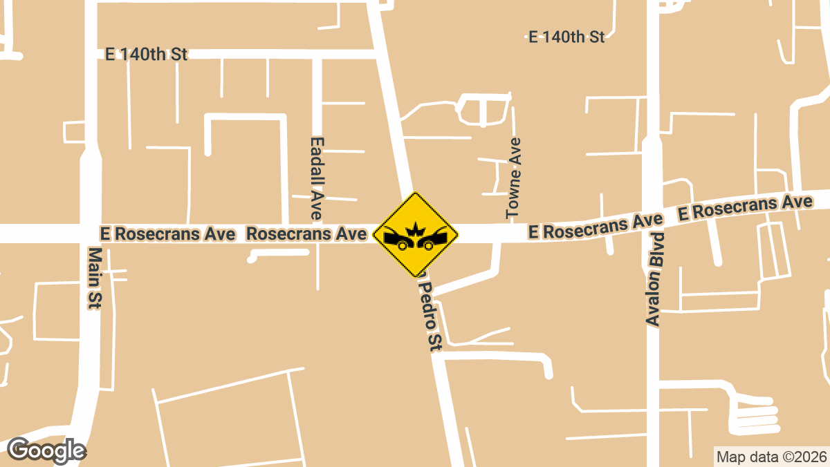 East Rosecrans Avenue and South San Pedro Street