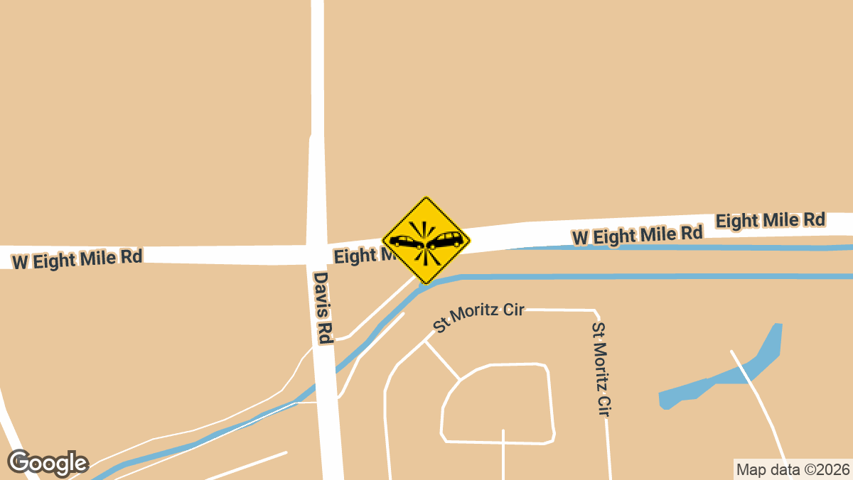 A two-vehicle collision near the intersection of Eight Mile Road and Interstate 5 in Stockton left one person hurt on Monday, March 30. E