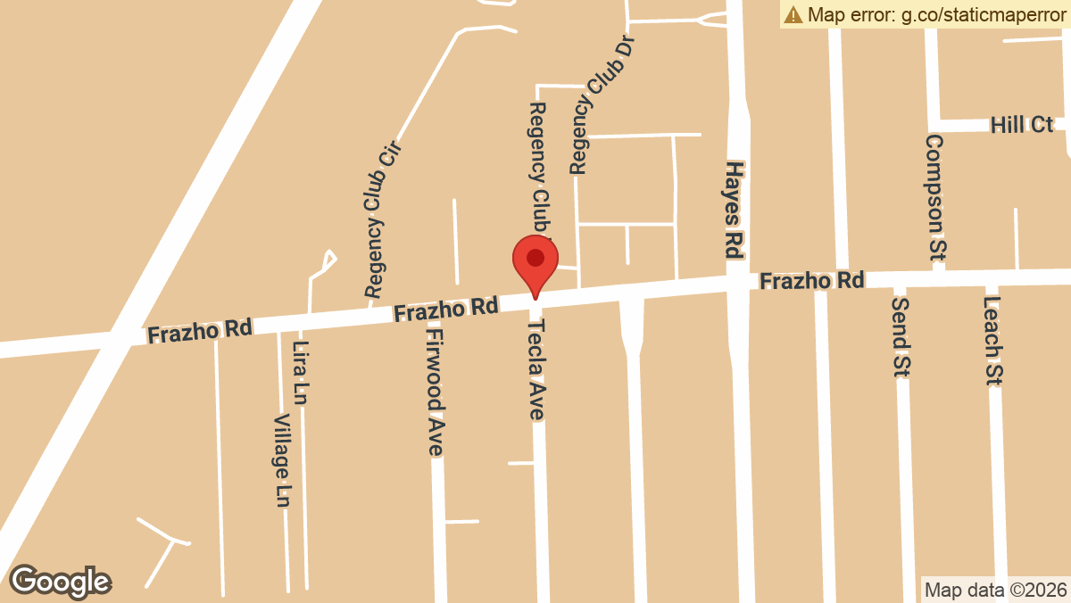 Frazho Rd and Tecla St