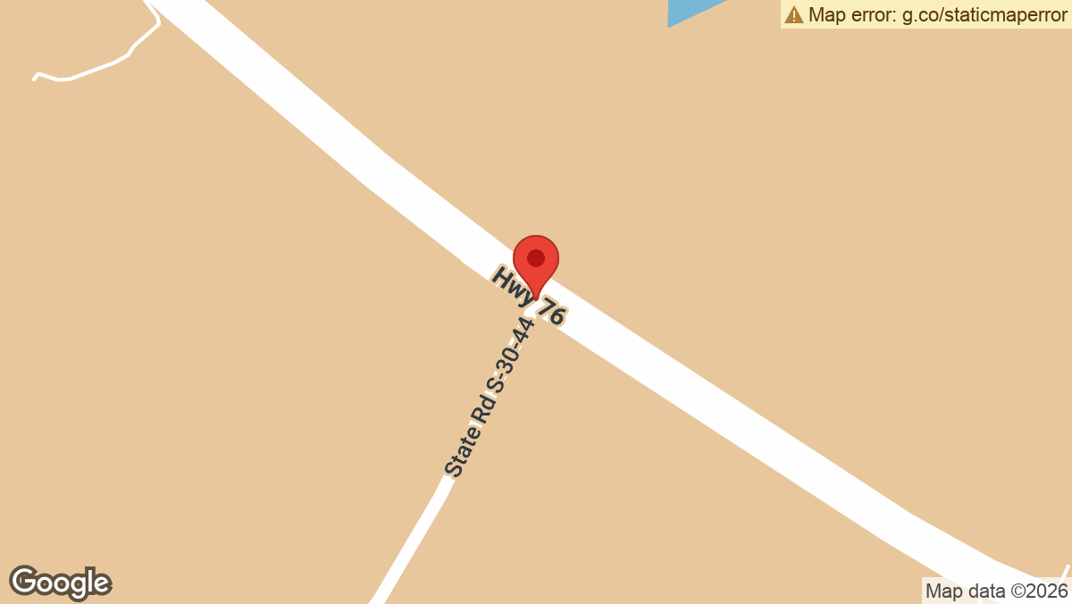 Hwy 76 at Holly Grove Church Rd