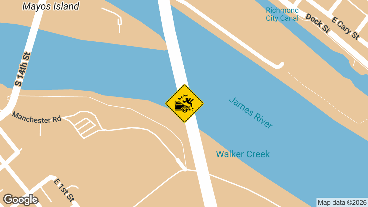 I-95 SB at I-64 EB Exit 75