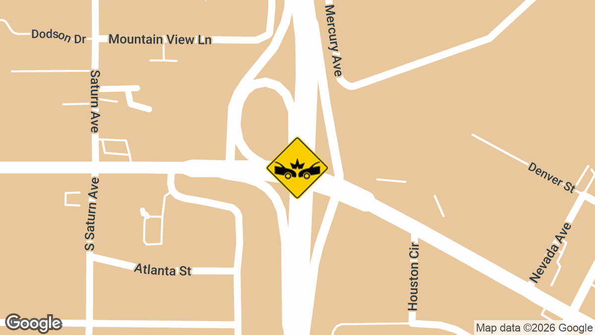 Interstate 15 near mile marker 113