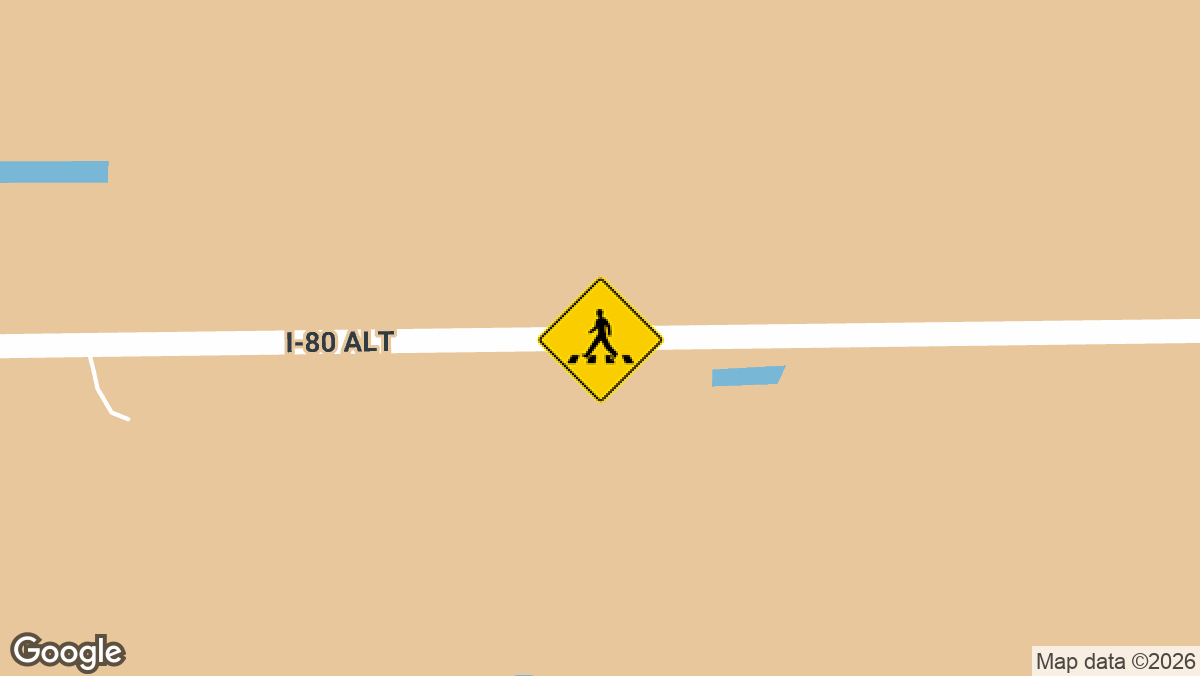 Interstate 80 eastbound near 13th Street