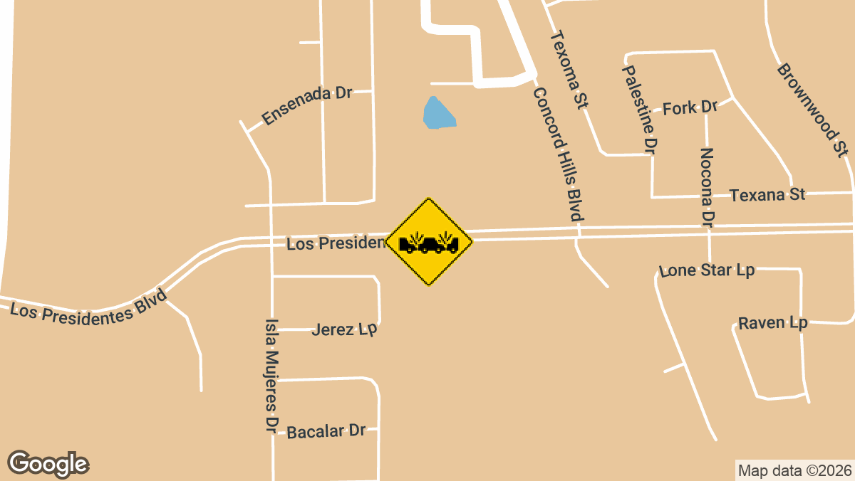 Los Presidentes Blvd & Isla Mujeres Dr