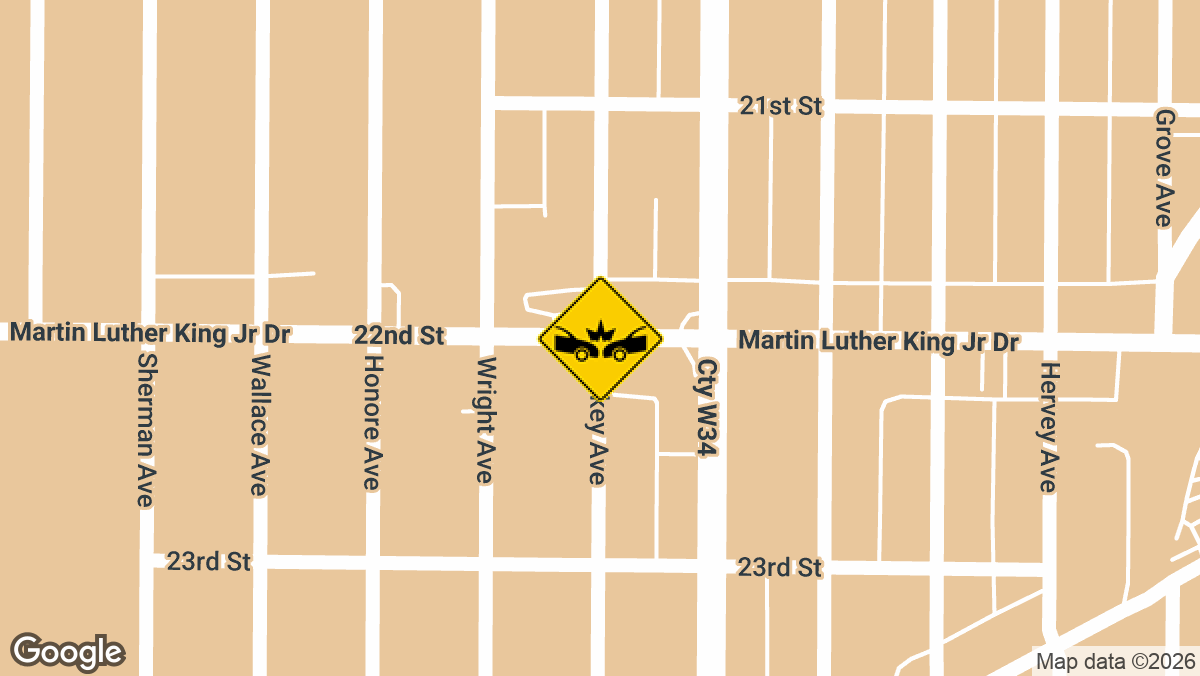 Martin Luther King Jr. Drive and Dickey Avenue