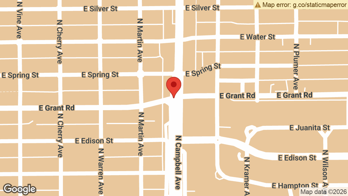 N Campbell Ave and E Grant Rd