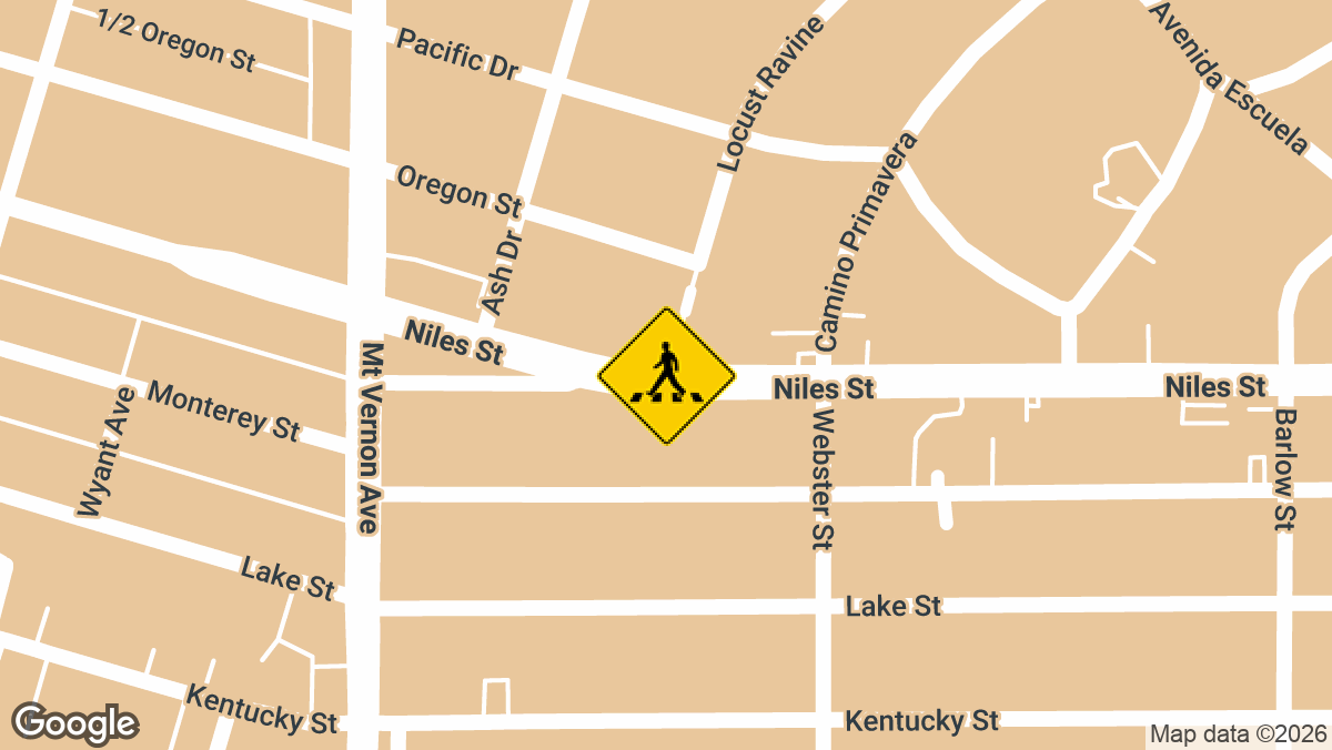 A person was struck by a vehicle near the intersection of Niles Street and Locust Ravine in Bakersfield on Saturday, March 21, shortly before 8:00 p.m.