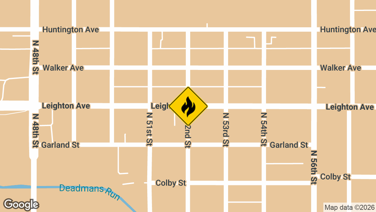 North 52nd Street and Leighton Avenue