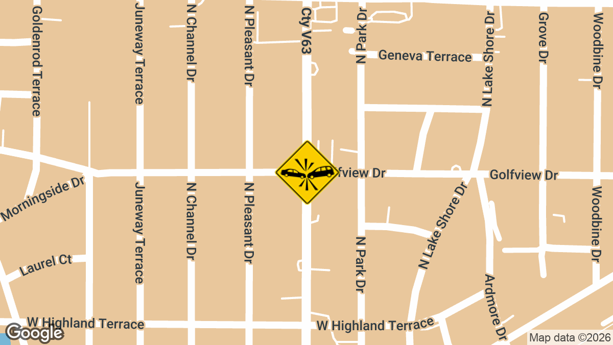 North Cedar Lake Road and Golfview Drive