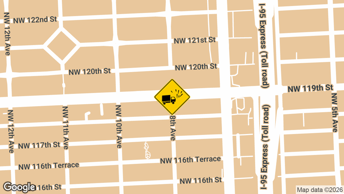 Northwest 119th Street and Northwest 8th Avenue