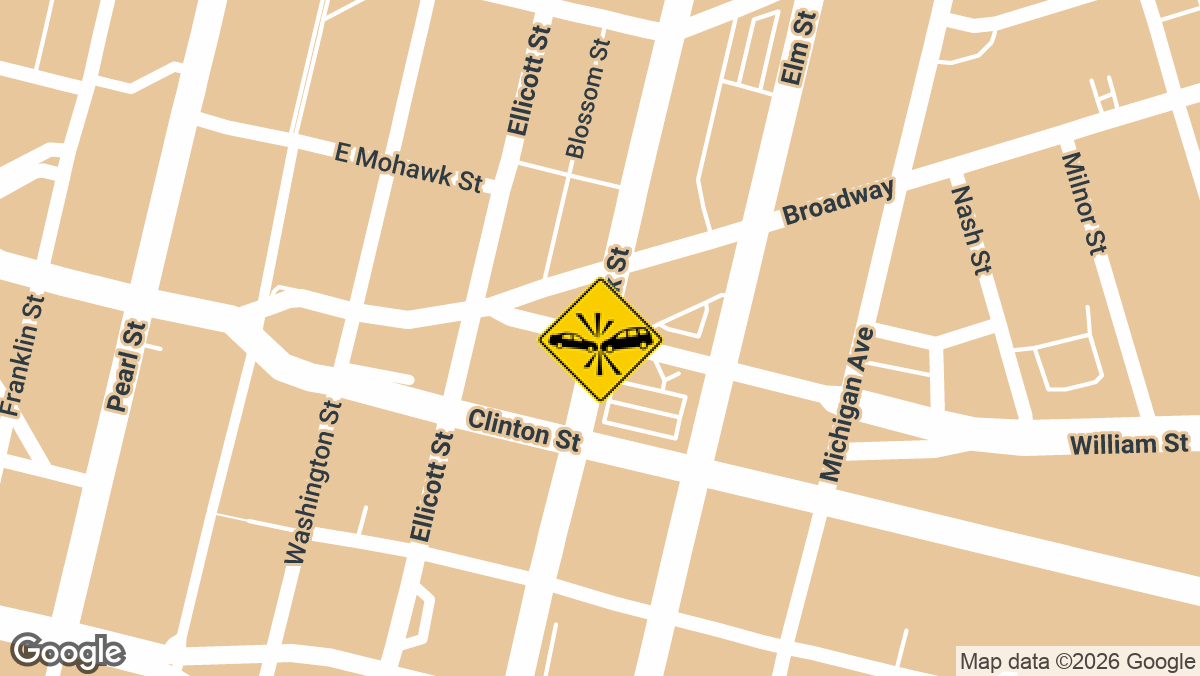 Emergency units responded to a reported traffic collision with injuries at the intersection of Oak Street and William Street on Thursday, March 5. The crash was reported in the late afternoon hours.