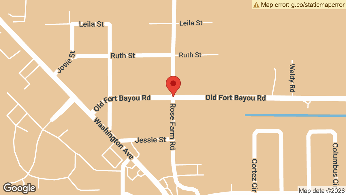 Old Fort Bayou Rd and Rose Farm Rd