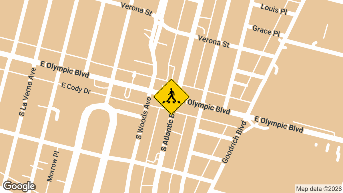 Olympic Blvd Near Arizona Ave