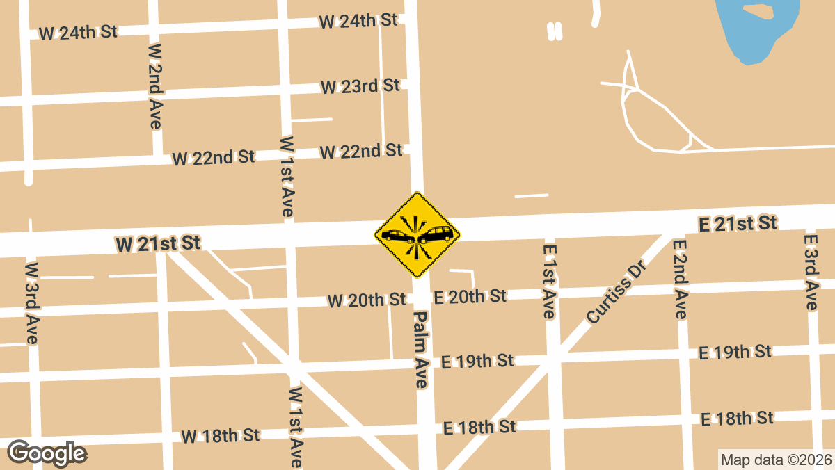 Palm Avenue and West 21st Street