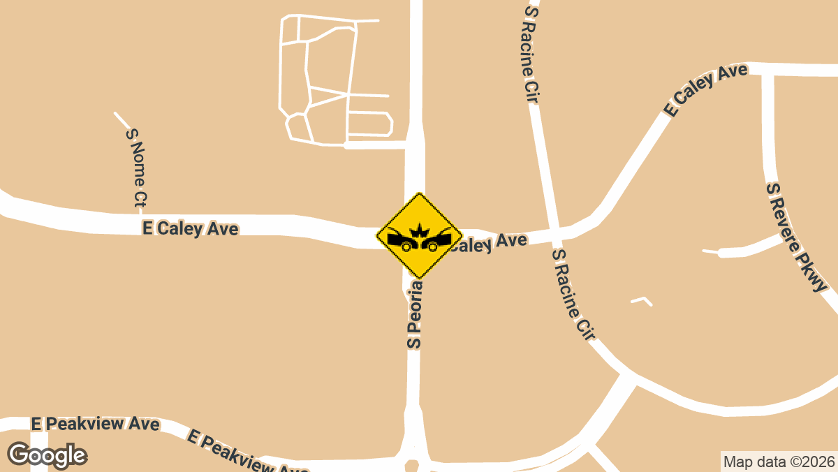 A multi-vehicle collision near Peoria Street and East Caley Avenue in Centennial left at least one person trapped and two patients receiving medical attention on Sunday, March 22.