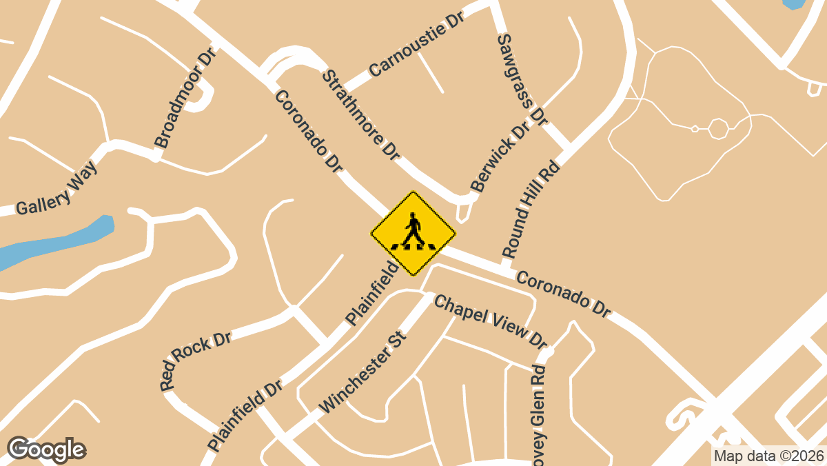 A man was injured after being struck by a truck near the intersection of Plainfield Drive and Coronado Drive in McKinney on Friday, March 27