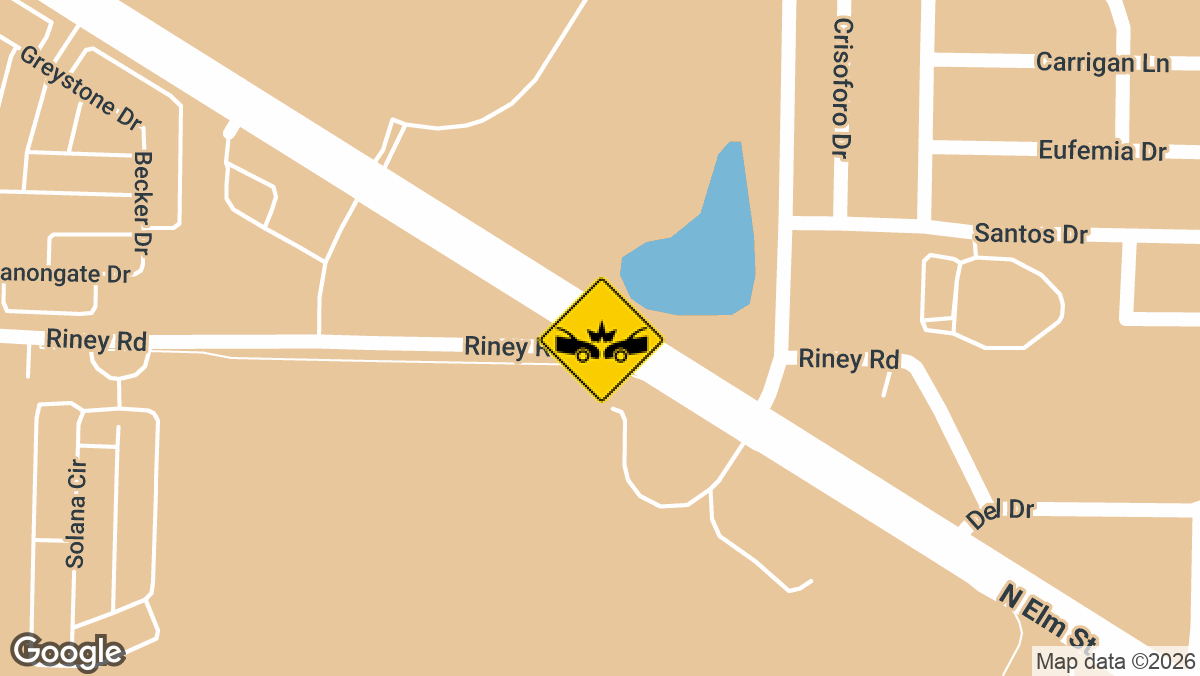 A multi-vehicle crash with reported injuries drew emergency units to the intersection of Riney Road and North Elm Street in Denton on Tuesday, March 17.