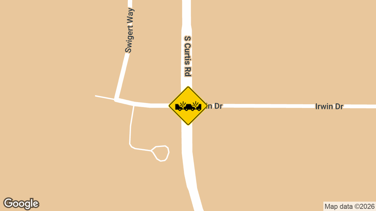S Curtis Rd and Irwin Dr